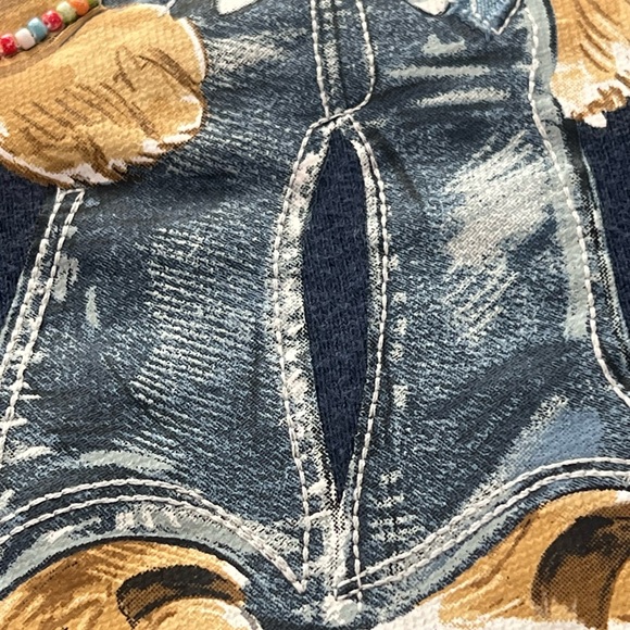 Polo Ralph Lauren Polo Bear Cotton-Blend Sweatshirt Sz XS Color “Austin Blue” - Picture 5 of 14